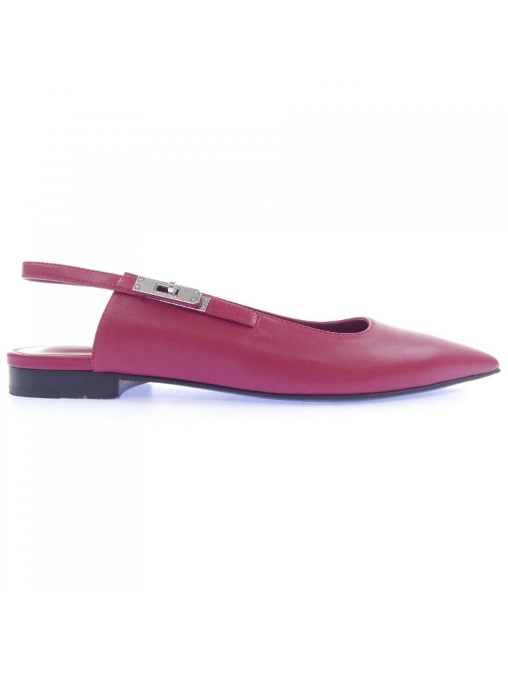 Hermes Lovely Kelly Buckle Flat Shoes
